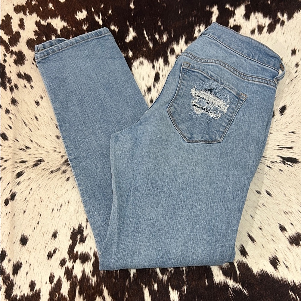 Old Navy Light Blue Straight Leg Jeans